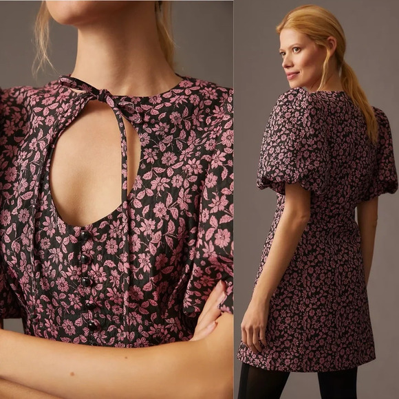 Anthropologie Corey Lynn Calter Puff-Sleeve
Keyhole Dress - Picture 7 of 8